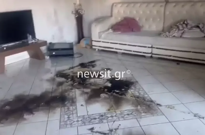  Ζεφύρι: Σε κρίσιμη κατάσταση η 45χρονη που έκαψε ο σύζυγός της -Εικόνες μέσα από το σπίτι