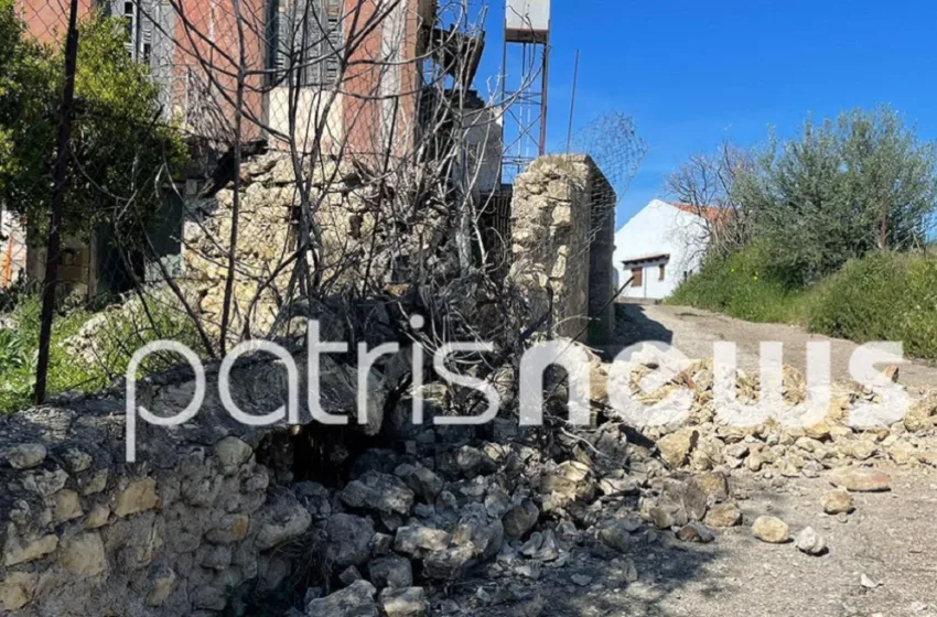 Σεισμός: Ζημιές στο Δήμο Ζαχάρως και Ανδρίτσαινας-Κρεστένων (εικόνες)