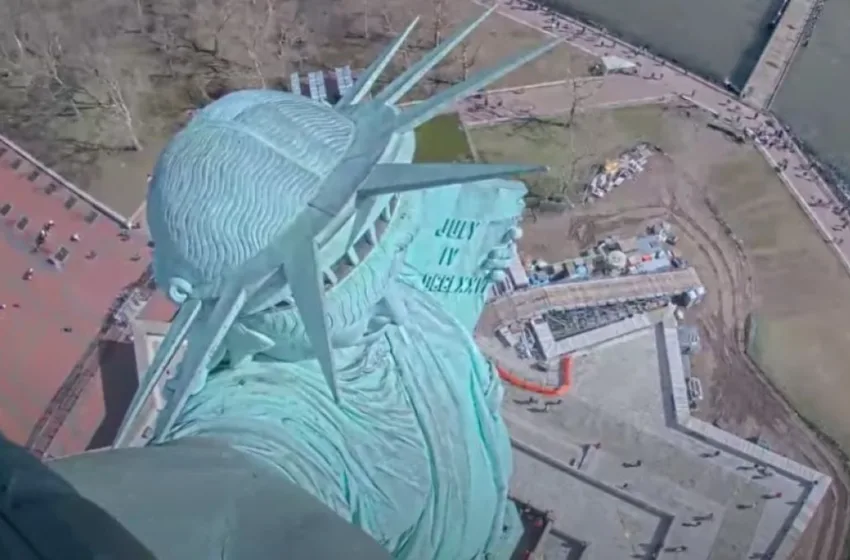  Νέα Υόρκη:Η στιγμή του σεισμού από κάμερα στο άγαλμα της Ελευθερίας