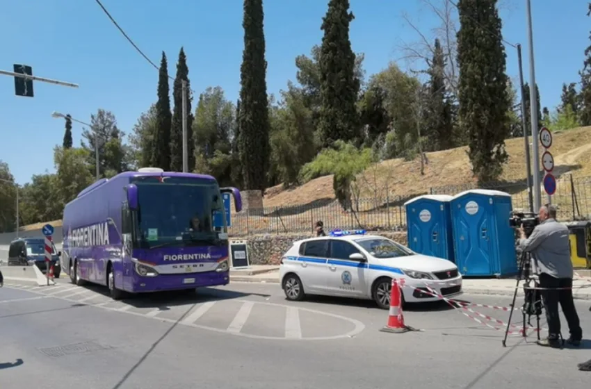  Conference League: Στην OPAP Arena συνοδεία περιπολικών και τζιπ της ΕΛ.ΑΣ η Φιορεντίνα