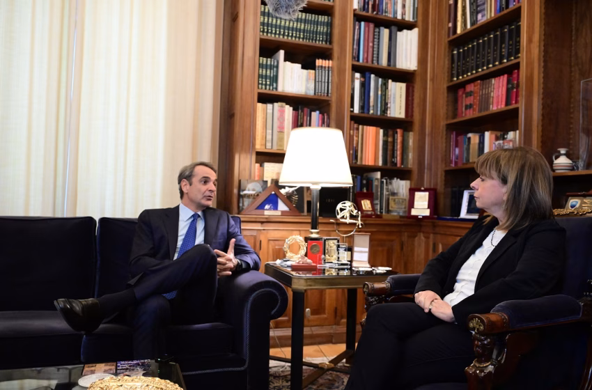  Τη Δευτέρα η συνάντηση Μητσοτάκη – Σακελλαροπούλου