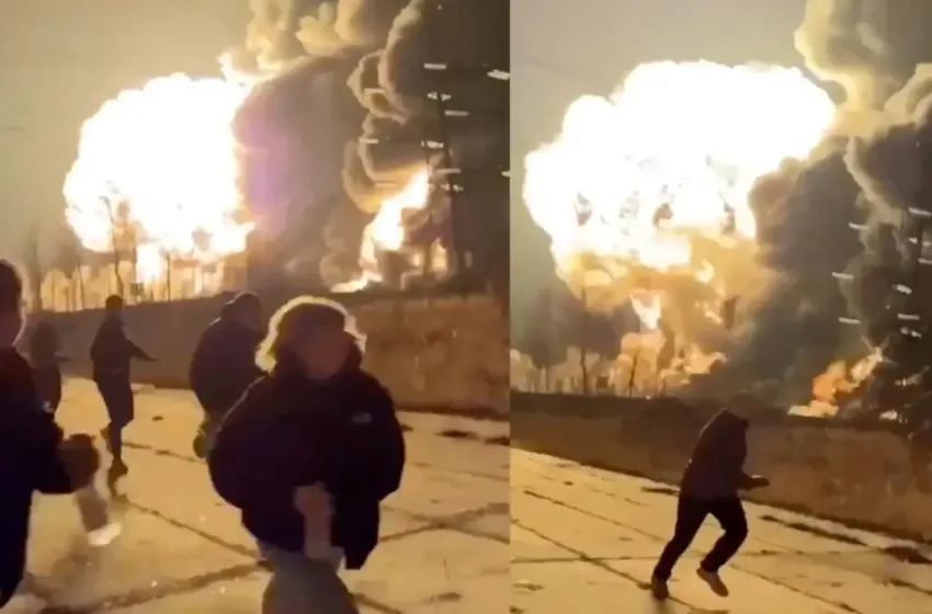  Ρωσία: Εκρήξεις και φωτιά σε διυλιστήριο από ουκρανική επίθεση με drone (vid)