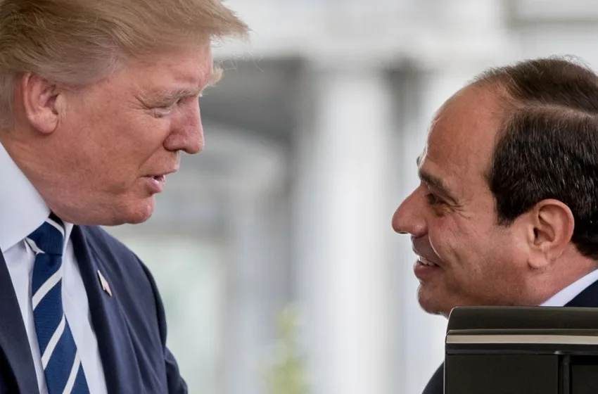  Σίσι προςΤραμπ: ”Ο κόσμος υπολογίζει σε εσάς για ειρήνη στη Μέση Ανατολή”