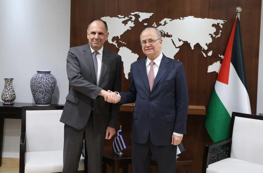  Με τον Παλαιστίνιο πρωθυπουργό συναντήθηκε ο Γεραπετρίτης- Προτεραιότητα η αποκατάσταση στη Γάζα