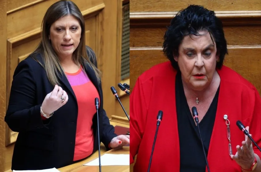  Κωνσταντοπούλου κατά Κανέλλη: “Έκανε καριέρα στη Χούντα–Έρχεται από τη βίλα της στη Βουλή κάθε έξι μήνες”