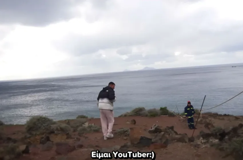  Σαντορίνη: Πήρε τη δουλειά των δημοσιογράφων ένας YouΤuber-Πήγε για ρεπορτάζ στην κλειστή Κόκκινη Παραλία