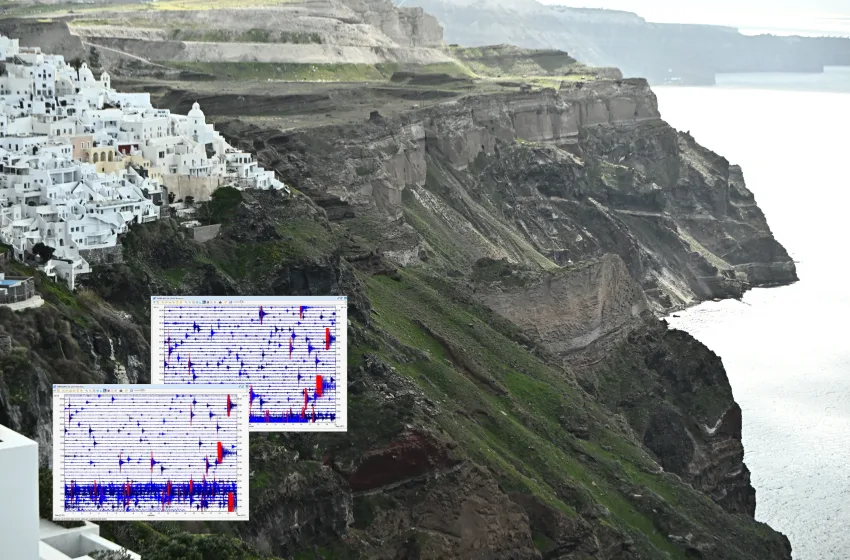  Σαντορίνη: Ανησυχία προκάλεσε απόκοσμο βουητό-Η εξήγηση και οι αναρτήσεις του Ευρωμεσογειακού Κέντρου για ηφαιστειακή διέγερση