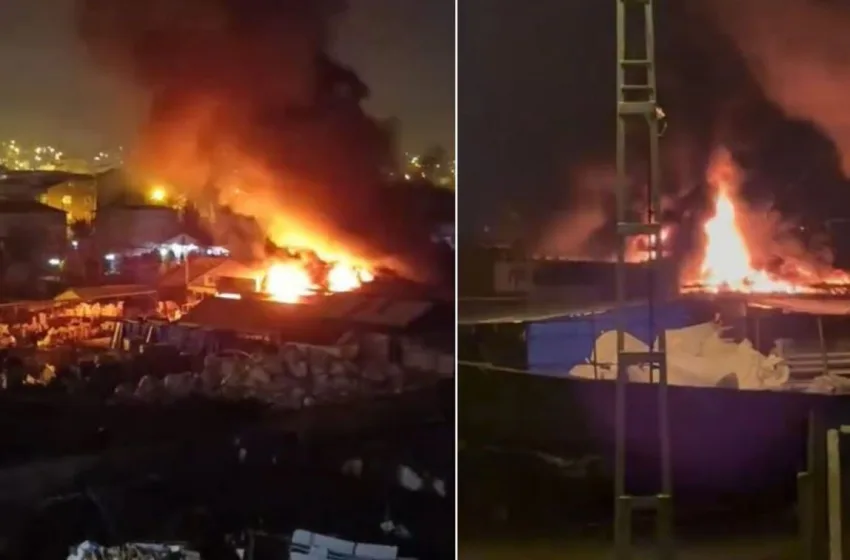 Τουρκία: Μεγάλη φωτιά και εκρήξεις σε εργοστάσιο (vid)