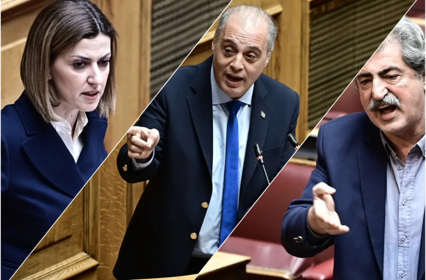  Άγρια κόντρα Βελόπουλου Αγαπηδάκη στη Βουλή με σφήνα… Πολάκη